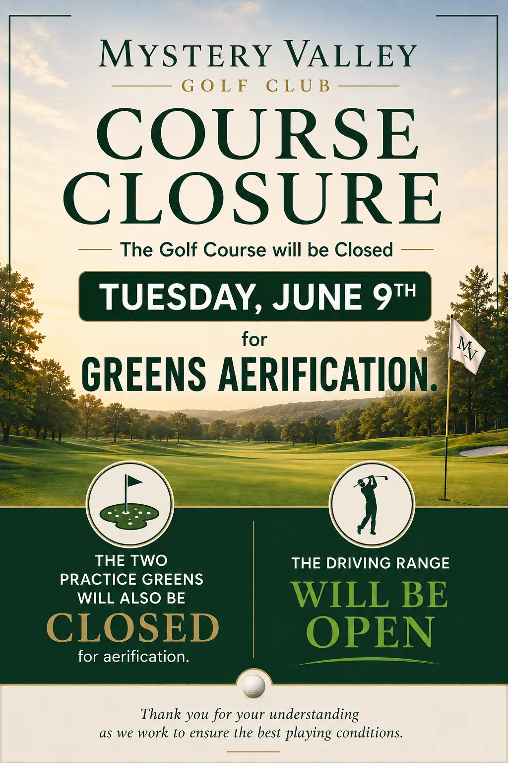 Golf Course Closure Golf Course Closure