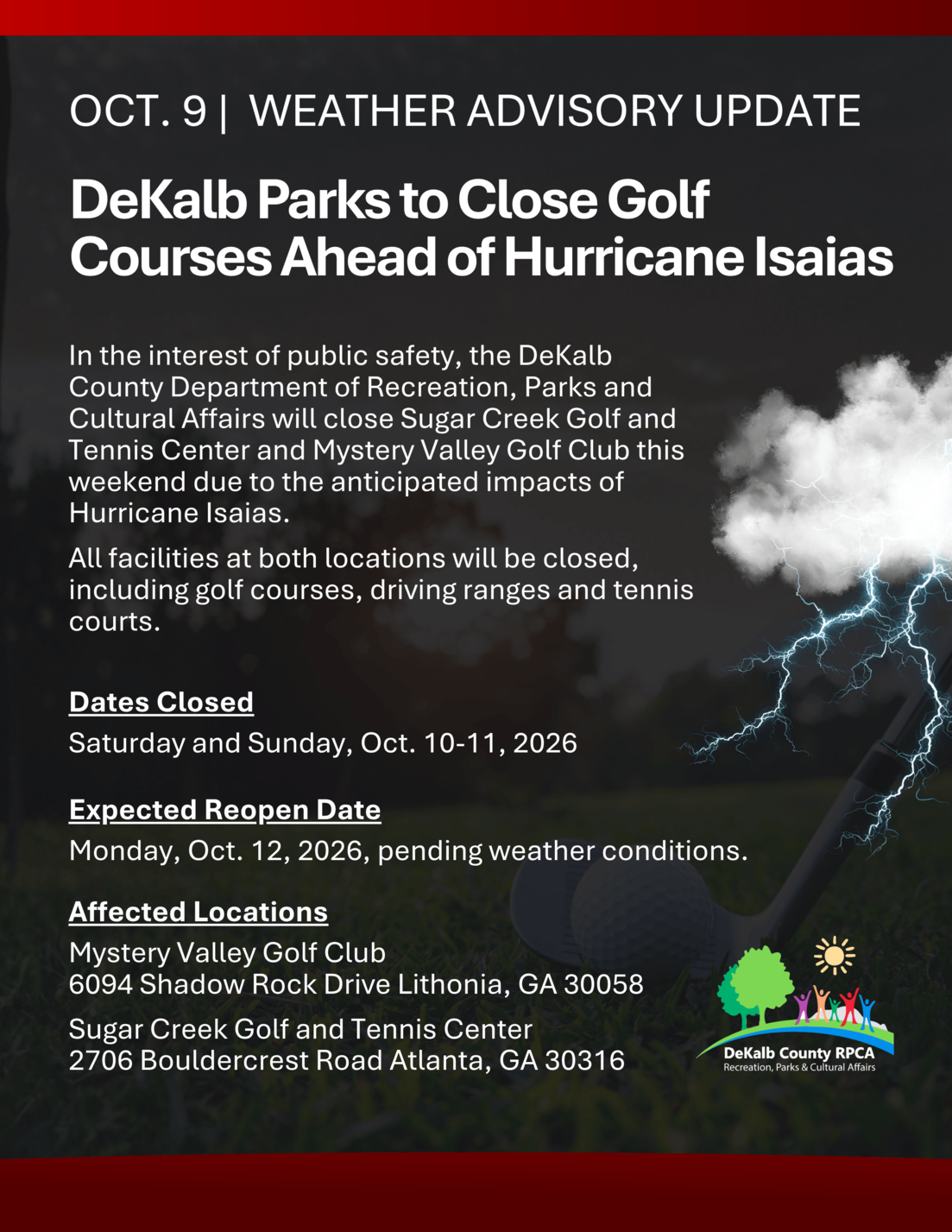 Weather Closure